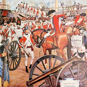 1962 American Oil Company Evacuation Of Boston Centerfold Advertisement HM2N